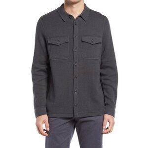 NWT 1901 Men's Size XL Sweater Chore Shirt Jacket Grey MSRP $129